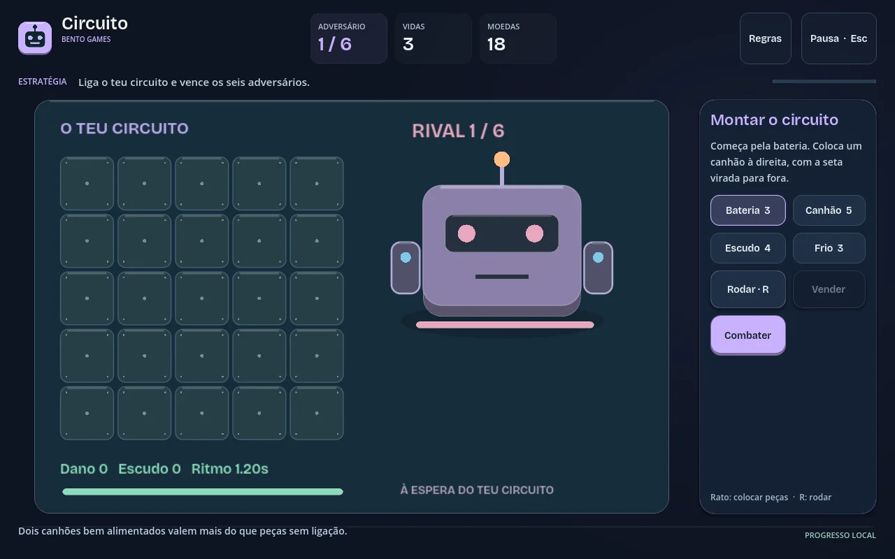 Uma partida de Bento Circuito